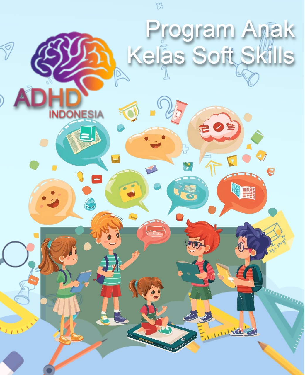 Program ADHD Indonesia Kabupaten Pegunungan Bintang Kelas Soft Skills Anak ADHD