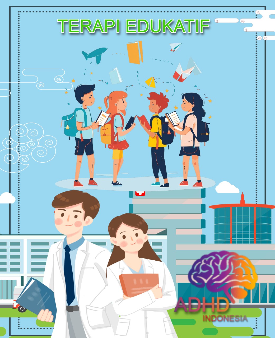 Mitra ADHD Indonesia Kabupaten Pegunungan Bintang untuk Terapi Edukatif Berbasis Pembelajaran untuk Anak ADHD